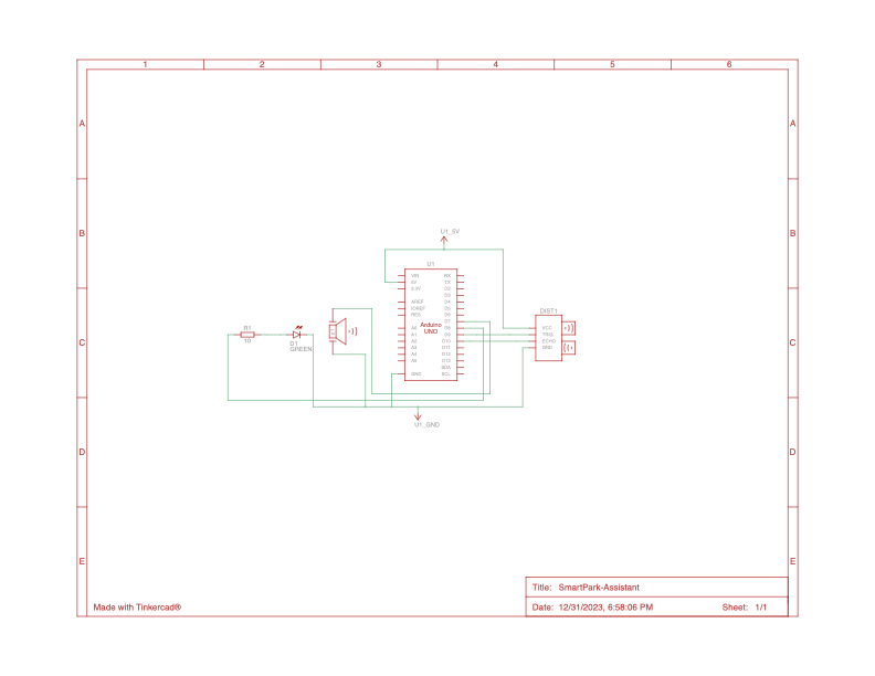 SmartPark Assistant Schematic